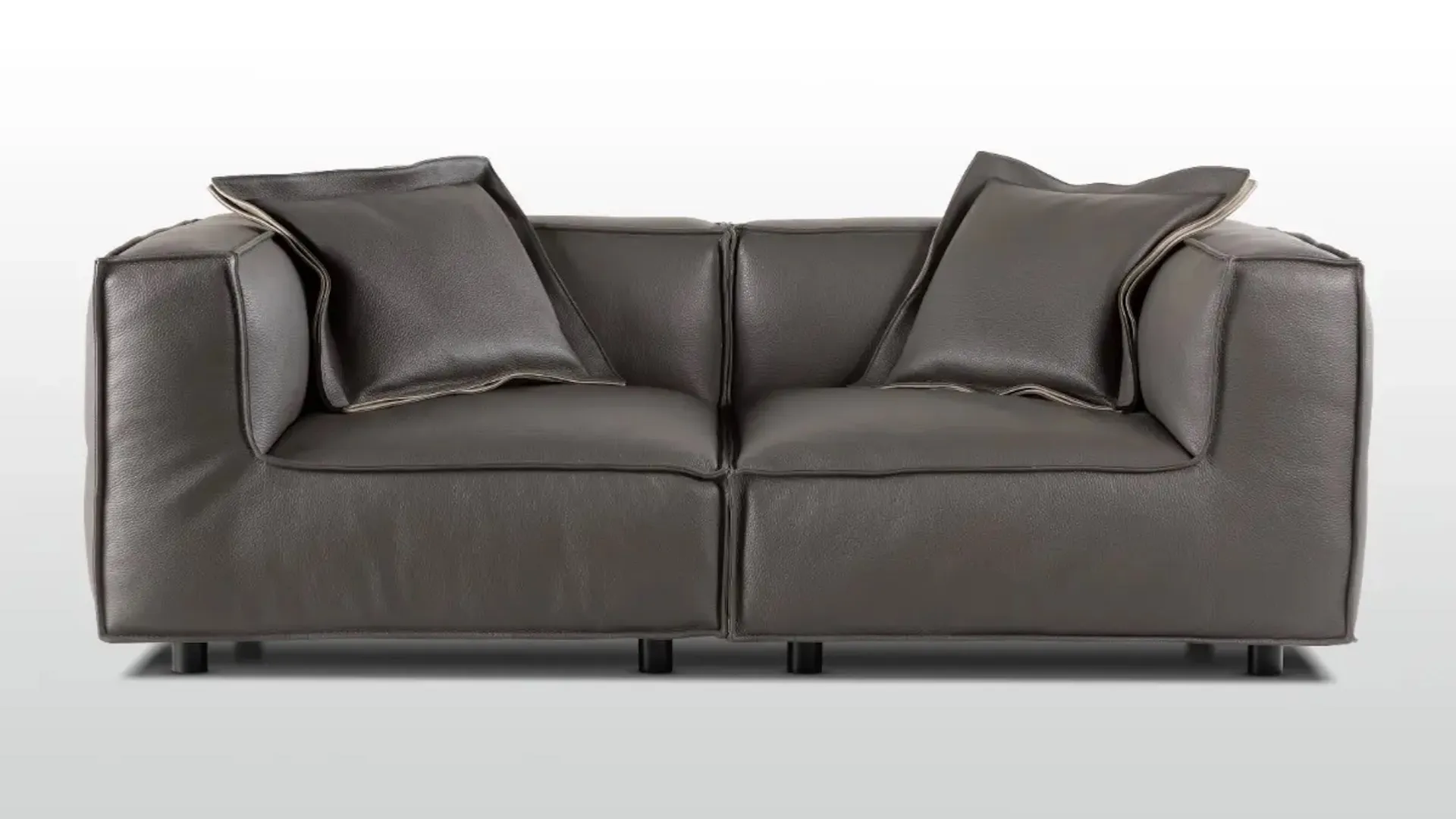 Leather sofa Drop by Gurian.